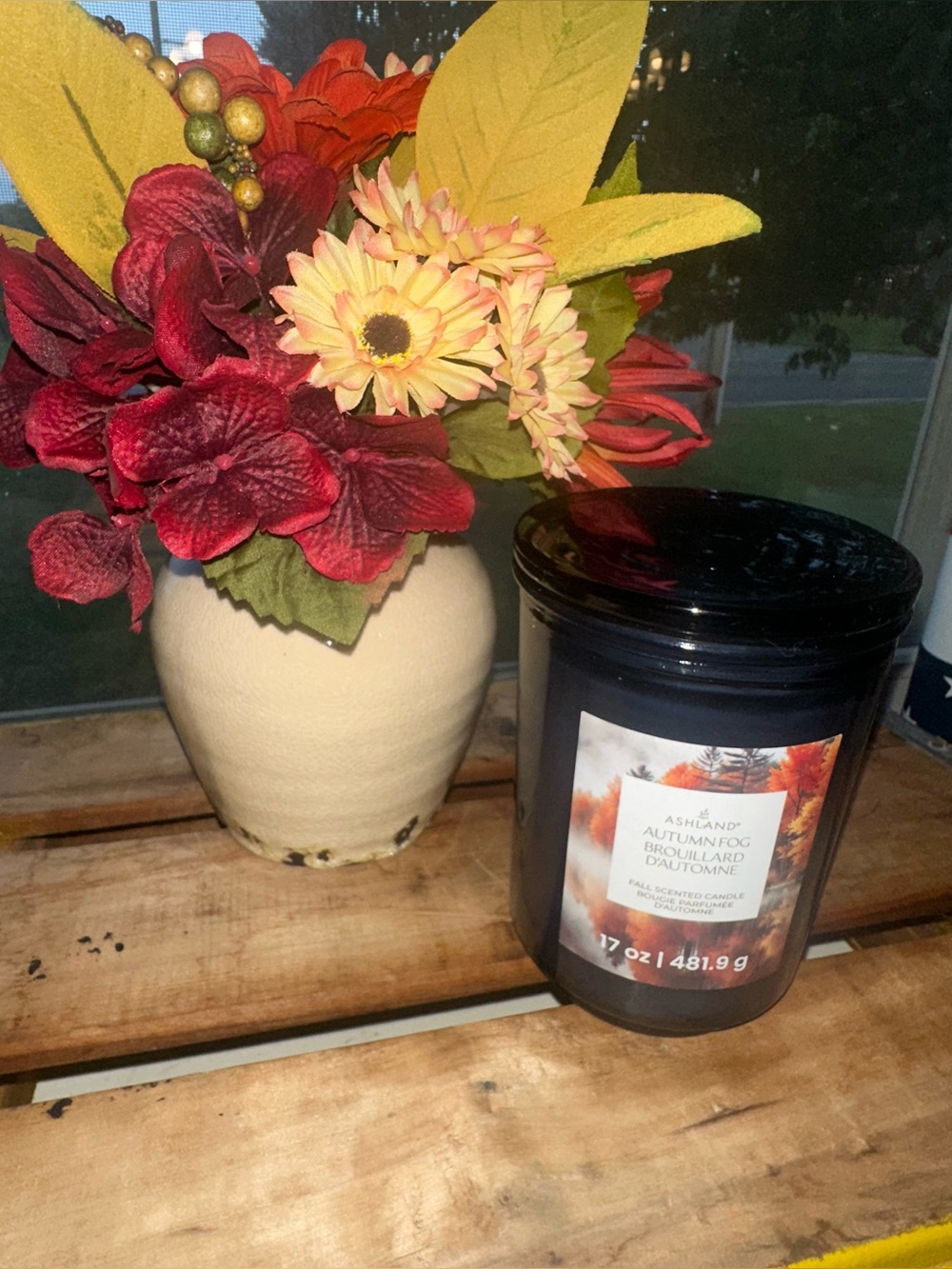 Autumn Fog Fall Scented Jar Candle by Ashland ~ Single Wick ~ New